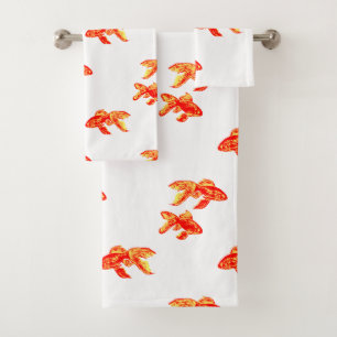 Kingyo Goldfish Rouge et Jaune