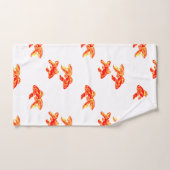 Kingyo Goldfish Rouge et Jaune (Serviette à main)