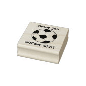 KiniArt Aangepast Voetbal Rubberstempel (Stempel)