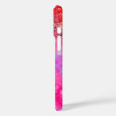 KiniArt Abstrait coque iphone rose et or (Verso / Gauche)