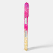 KiniArt Abstrait coque iphone rose et or (Verso / Droite)