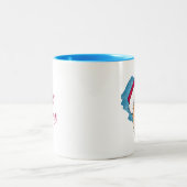KiniArt Airedale Christmas Café Mug (Centre)