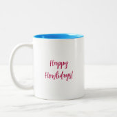 KiniArt Airedale Christmas Café Mug (Gauche)