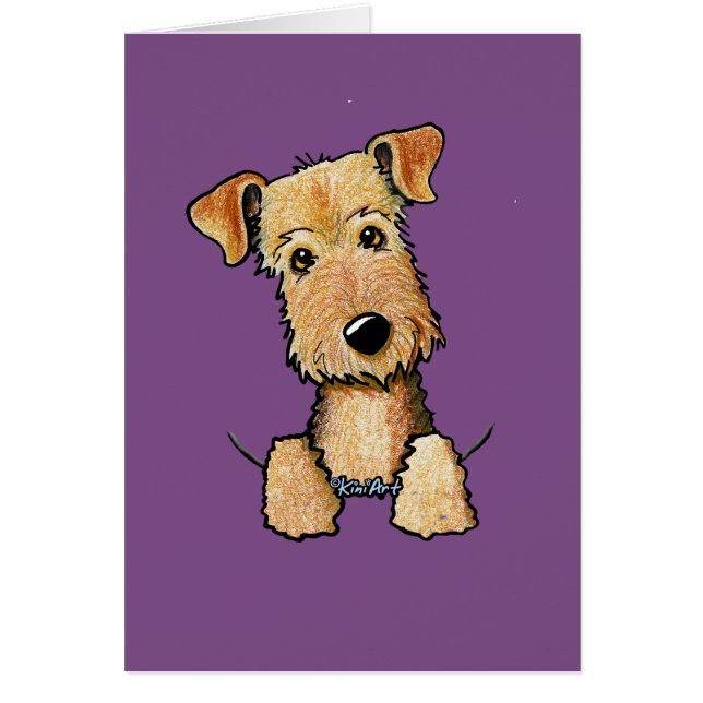 KiniArt Airedale Terrier (Voorkant)