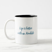 KiniArt Airedale Terrier Café Mug (Gauche)