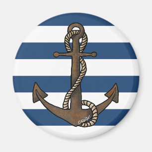 KiniArt Anchor Nautical Magnet Magneet
