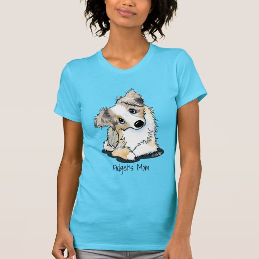KiniArt Australian Shepherd T-Shirt (Voorkant)