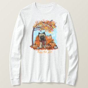 KiniArt Automne Cairn Terriers T-shirt