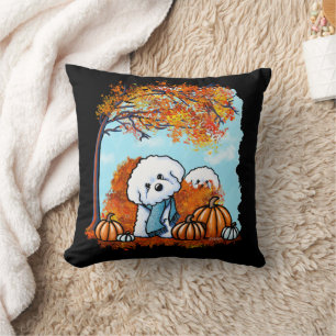 KiniArt Autumn Bichon Frise Kussen