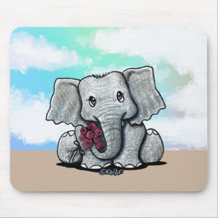 KiniArt Baby Olifant Muismat