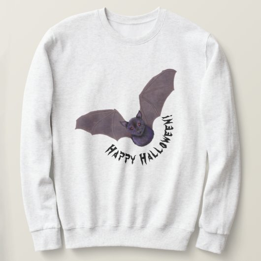 KiniArt Bat Halloween Trui (Design voorkant)