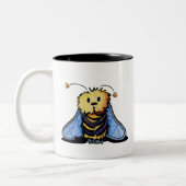 KiniArt Bee Mug à café à deux tons (Gauche)