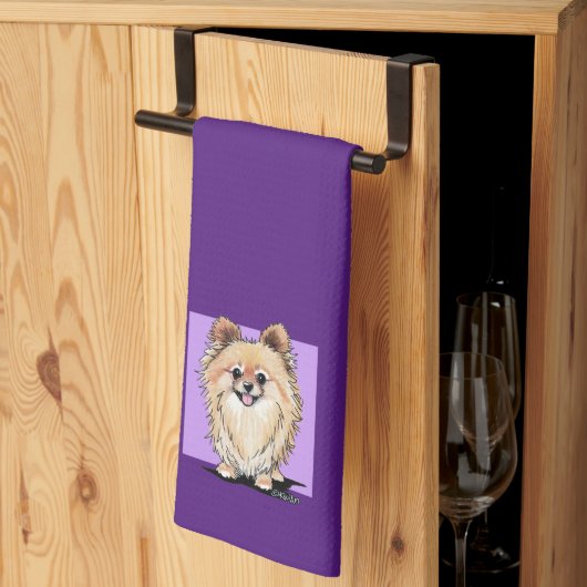 KiniArt Bella Pom Theedoek (Derde Gevouwen)