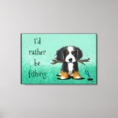 KiniArt Bernese Mountain Dog Canvas Print (Voorkant)