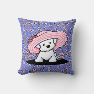 KiniArt Bichon Cherry Blossom Sierkussen