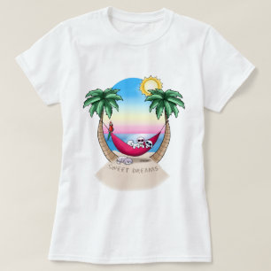 KiniArt Bichon Frise Tropical Fun T-shirt
