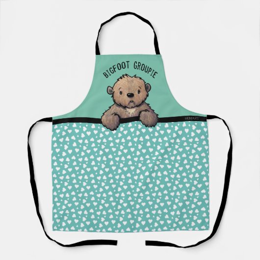 KiniArt Bigfoot Baby All-Over Imprimé tablier (Recto)