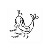 KiniArt Bird Rubber Stamp Rubberstempel (Afrduk)