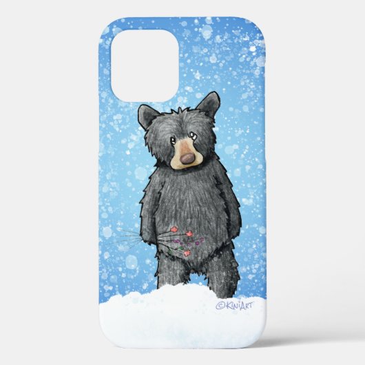 KiniArt Black Bear iPhone / coque ipad (Verso)