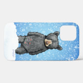 KiniArt Black Bear iPhone / coque ipad (Verso (horizontal))