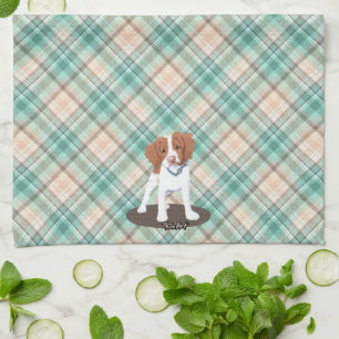 KiniArt Brittany over Marina Pset Kitchen Towel Theedoek