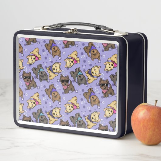 KiniArt Cairn Parade Lunchbox (En situation)
