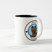 KiniArt Cairn Terrier Coffee Mug (Devant droit)