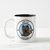 KiniArt Cairn Terrier Coffee Mug (Gauche)