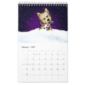 KiniArt Cairn Terrier Petit Calendrier (Feb 2027)