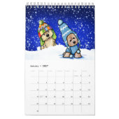 KiniArt Cairn Terrier Petit Calendrier (Jan 2027)