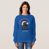 KiniArt Cairn Terrier Sweatshirt de Noël (Devant entier)