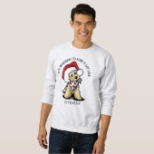 KiniArt Cairn Terrier Sweatshirt de Noël (Devant entier)