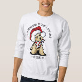 KiniArt Cairn Terrier Sweatshirt de Noël (Devant)