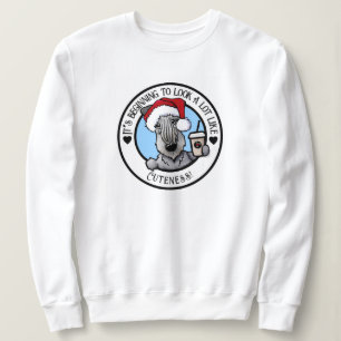 KiniArt Cesky Terrier Sweatshirt de Noël