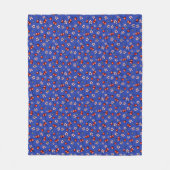 KiniArt Cherries Cherry Blossom Fleece Blanket Deken (Voorkant)