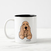 KiniArt Cocker Spaniel Mug (Gauche)