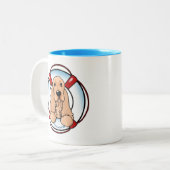 KiniArt Cocker Spaniel Secourt Mug (Devant gauche)