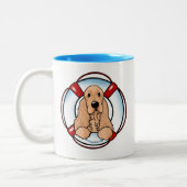 KiniArt Cocker Spaniel Secourt Mug (Gauche)