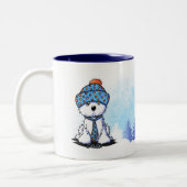 KiniArt Coton de Tulear Winter Mug (Gauche)