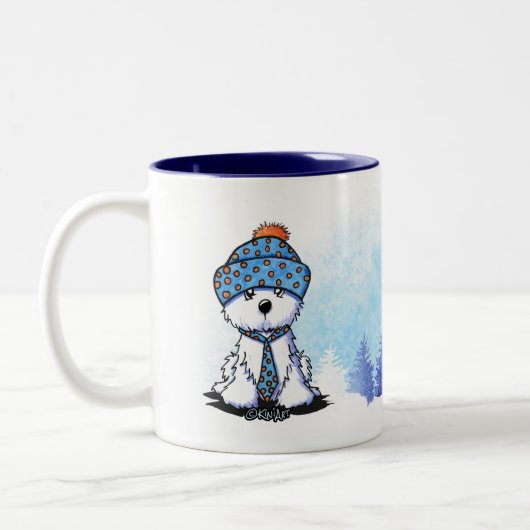 KiniArt Coton de Tulear Winter Mug (Gauche)
