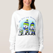 KiniArt Cozy Crew Dogs Trui (Voorkant)