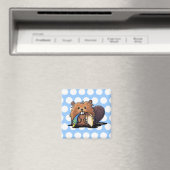KiniArt Cute Beaver Magnet Magneet (Insitu (Vaatwasser))
