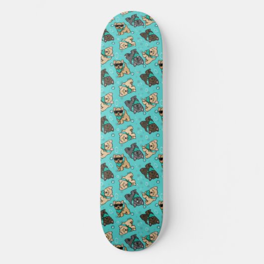 KiniArt Cutieface Cairn Skateboard (Recto)