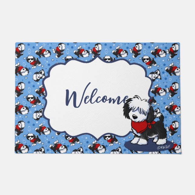 KiniArt Cutieface Havanese Doormat Deurmat (Voorkant)