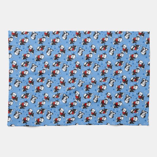 KiniArt Cutieface Havanese Kitchen Towel Theedoek (Horizontaal)