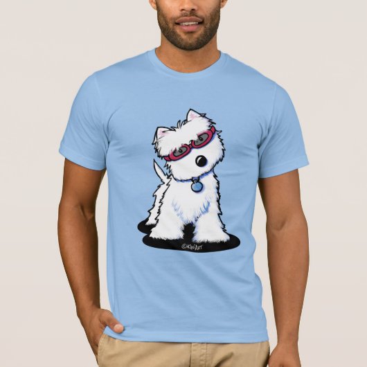 KiniArt Doggles Westie T-shirt (Voorkant)