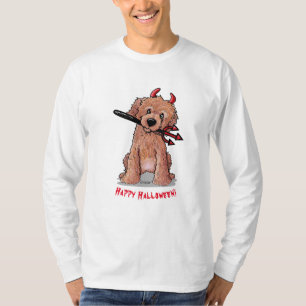 KiniArt Doodle Chien Halloween T-shirt