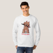 KiniArt Doodle Dog Halloween T-Shirt (Voorkant volledig)