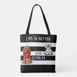 KiniArt DoodleMoji Boodschappentas Draagtas