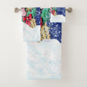 KiniArt DoodleMoji Goldendoodle Noël Bain de Noël (En situation)